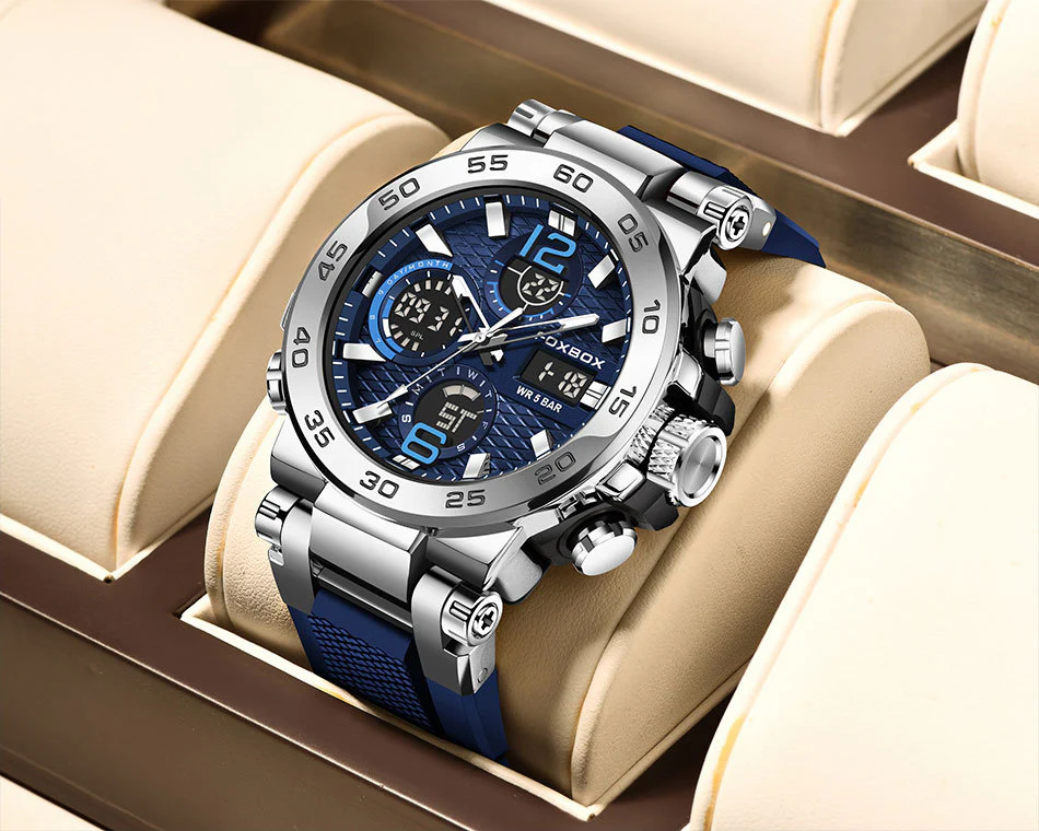 Business Men Fashion Diver Top Brand Luxury Sport Waterproof Military Watch - Image 21