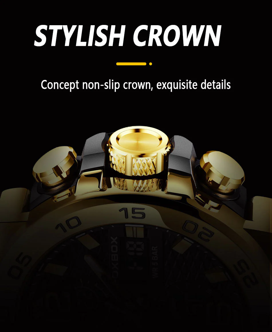 Business Men Fashion Diver Top Brand Luxury Sport Waterproof Military Watch - Image 6