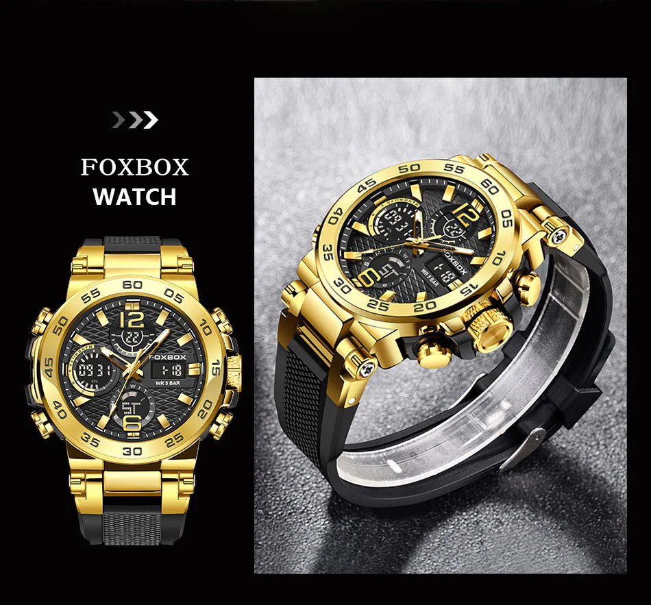 Business Men Fashion Diver Top Brand Luxury Sport Waterproof Military Watch - Image 9