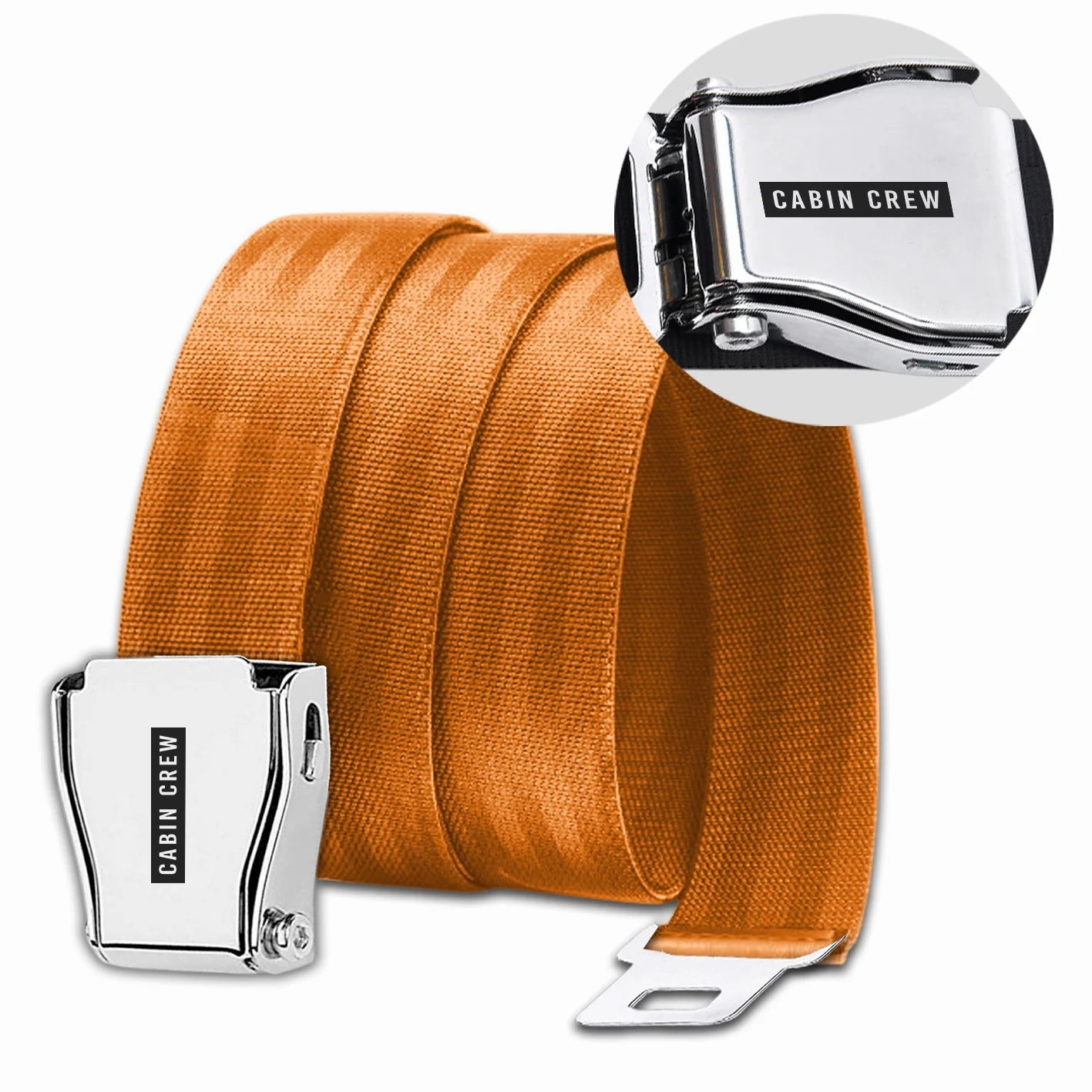 Cabin Crew Text Designed Fashion Airplane Seat Belts - Image 24