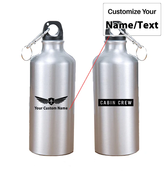 Cabin Crew Text Designed Thermoses