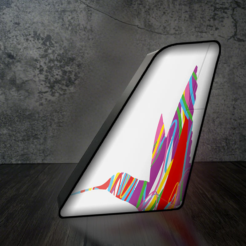 Carbbean Airlines Designed Led Aircraft Tail & 3D Lamp
