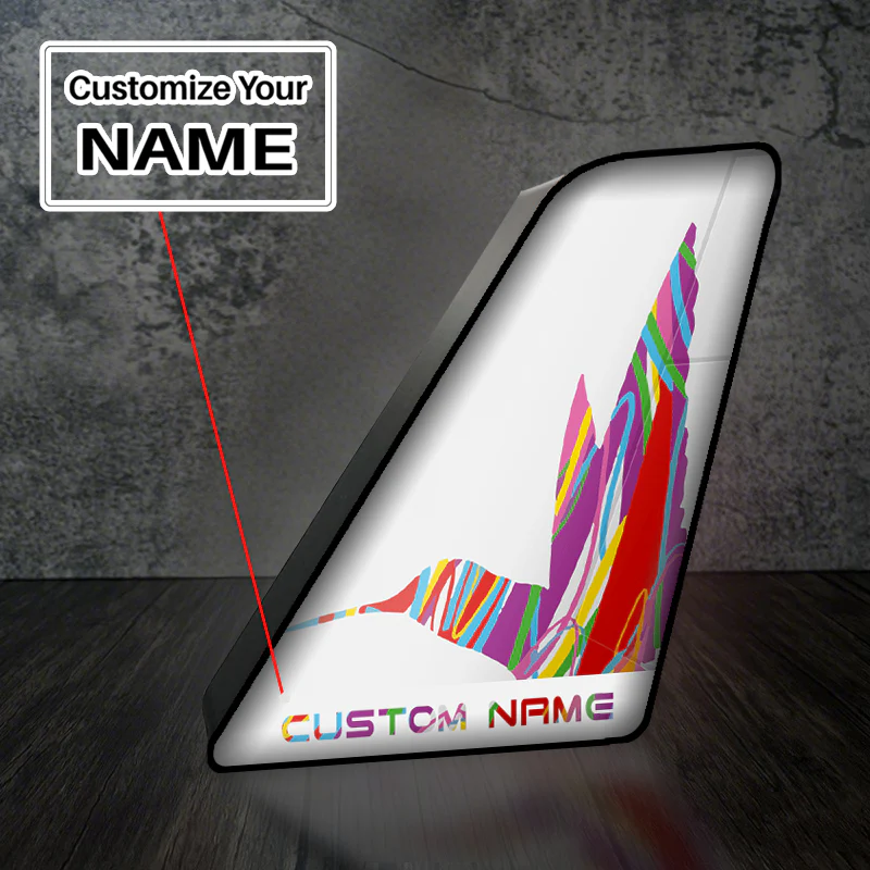 Carbbean Airlines Designed Led Aircraft Tail & 3D Lamp - Image 2