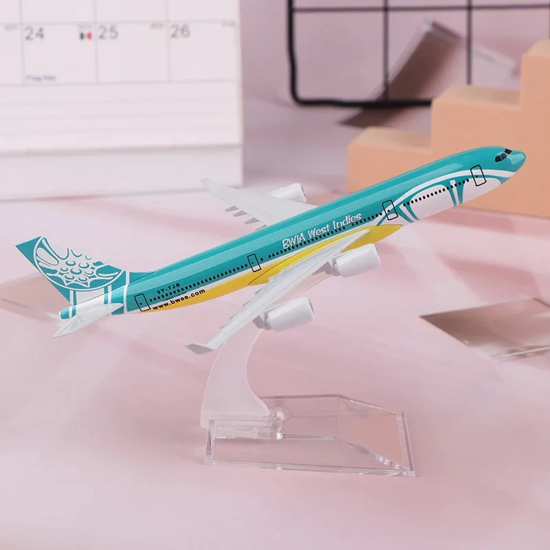Caribbean Airlines Airbus A340 Airplane Model  (16CM) - Image 2