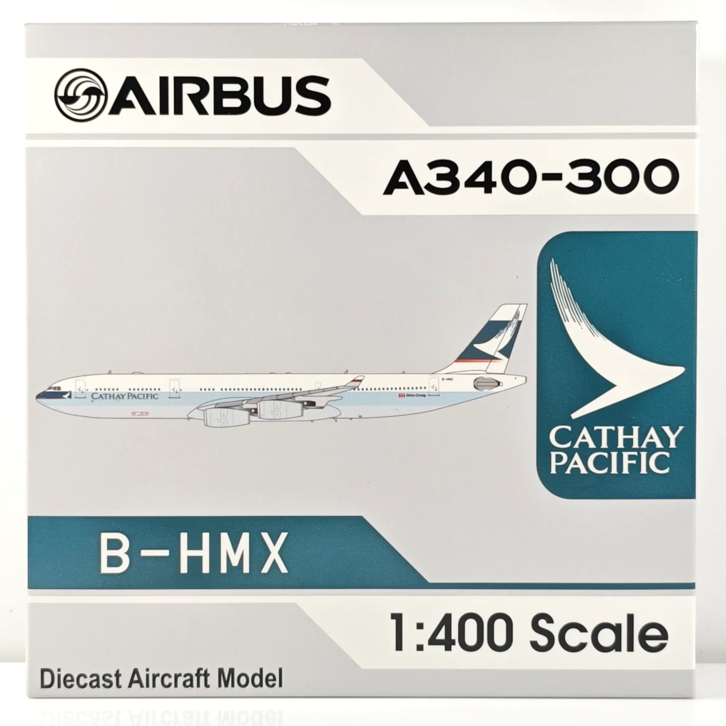 Cathay Pacific Airbus A340-300 B-HMX  Airplane Model 1/400 Scale - Image 4