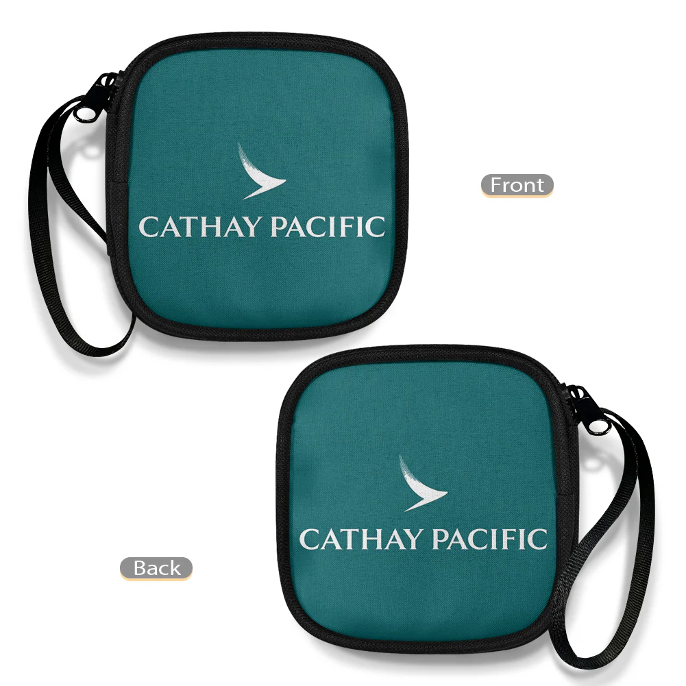 Cathay Pacific Airways Airlines Designed Portable Headphone Bag - Image 4