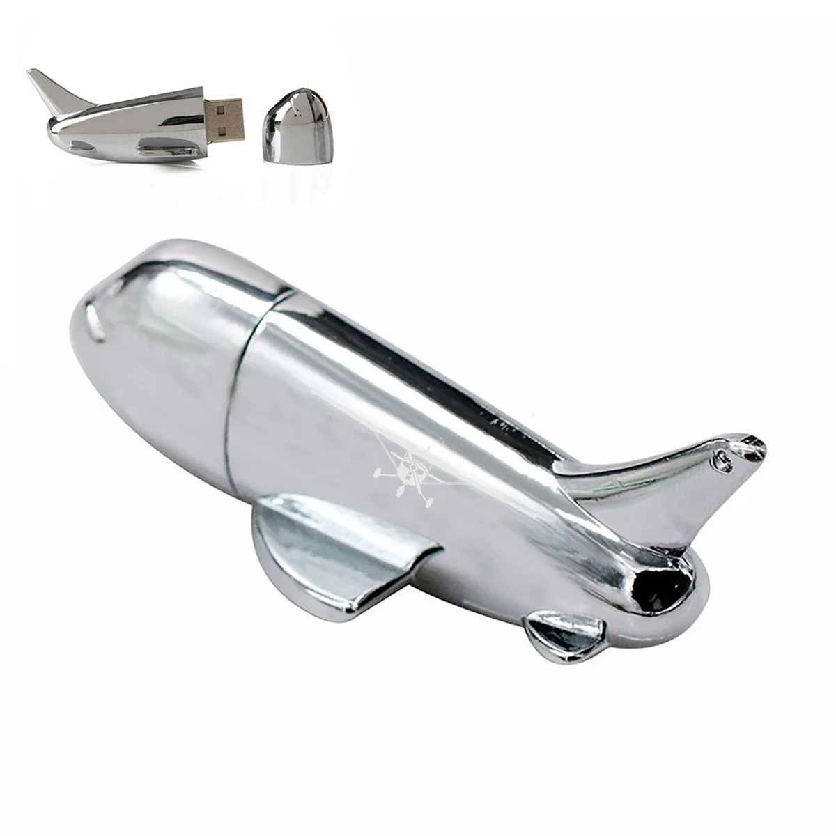 Cessna 172 Silhouette Designed Airplane Shape USB Drives - Image 4