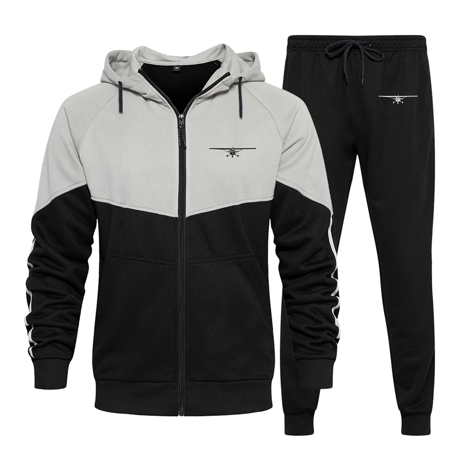 Cessna 172 Silhouette Designed Colourful Z. Hoodies & Sweatpants