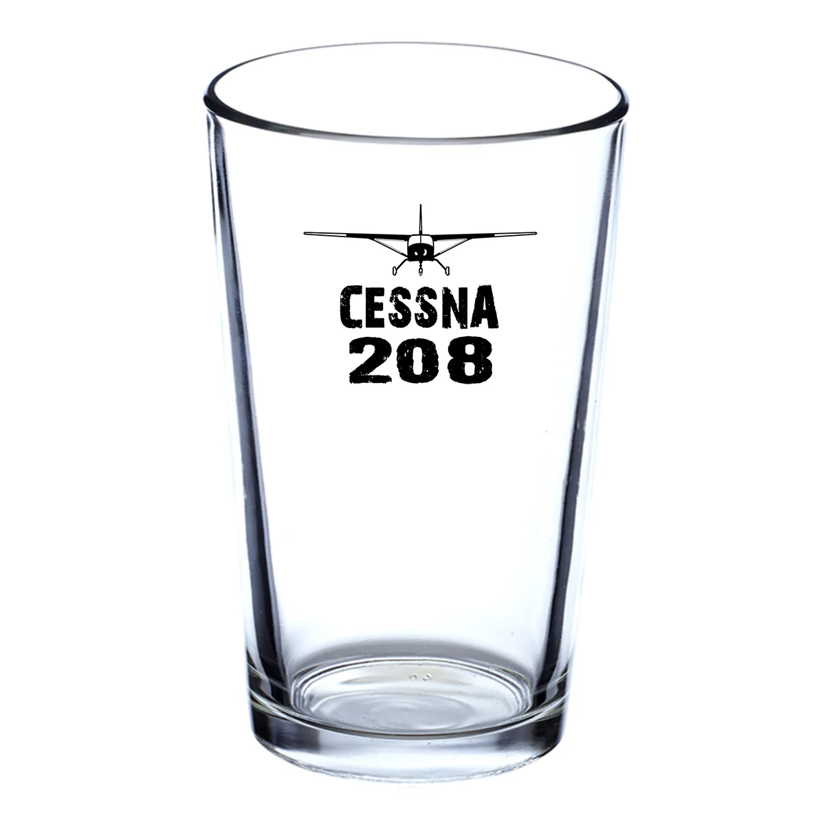 Cessna 208 & Plane Designed Beer & Water Glasses - Image 2