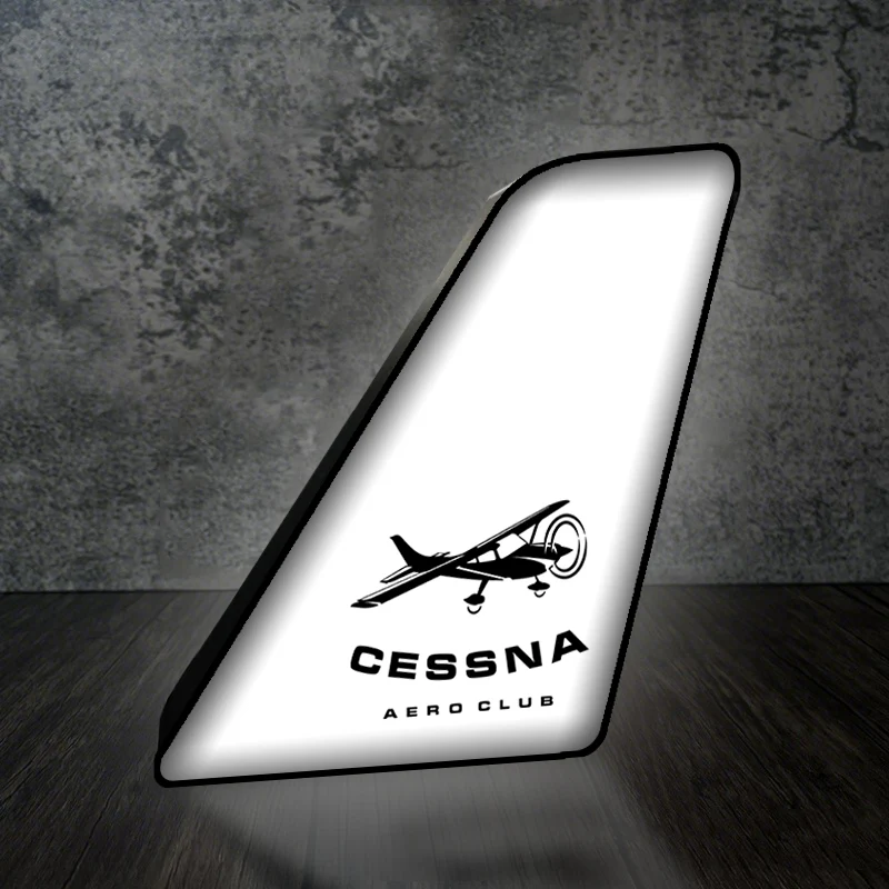 Cessna Aeroclub Designed Led Aircraft Tail & 3D Lamp - Image 2