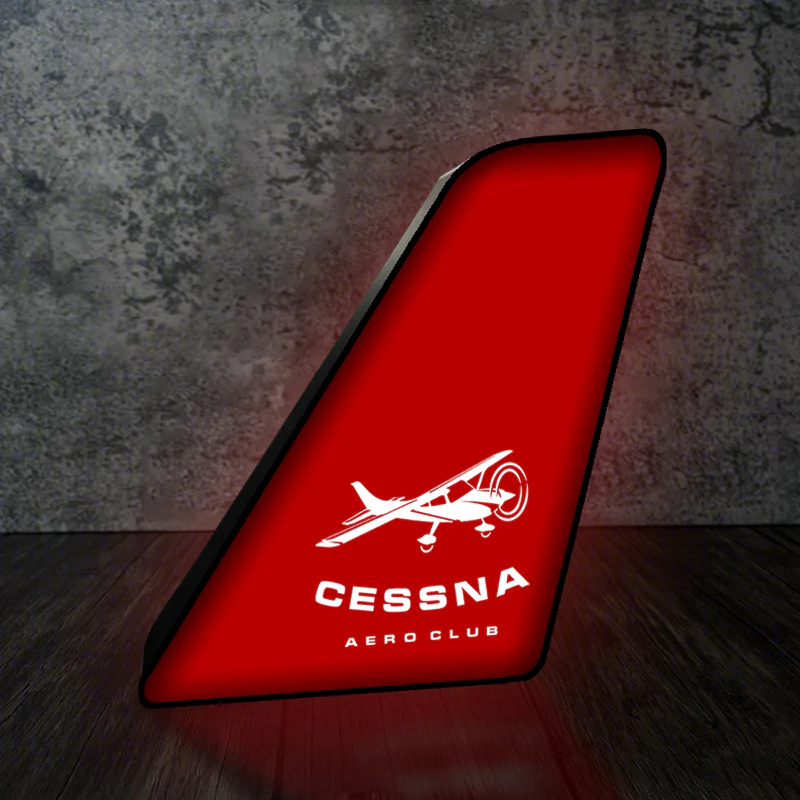 Cessna Aeroclub Designed Led Aircraft Tail & 3D Lamp - Image 4