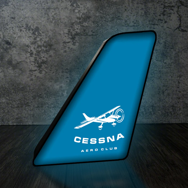 Cessna Aeroclub Designed Led Aircraft Tail & 3D Lamp - Image 6