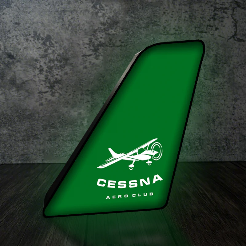 Cessna Aeroclub Designed Led Aircraft Tail & 3D Lamp - Image 7