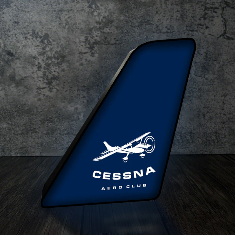 Cessna Aeroclub Designed Led Aircraft Tail & 3D Lamp - Image 8