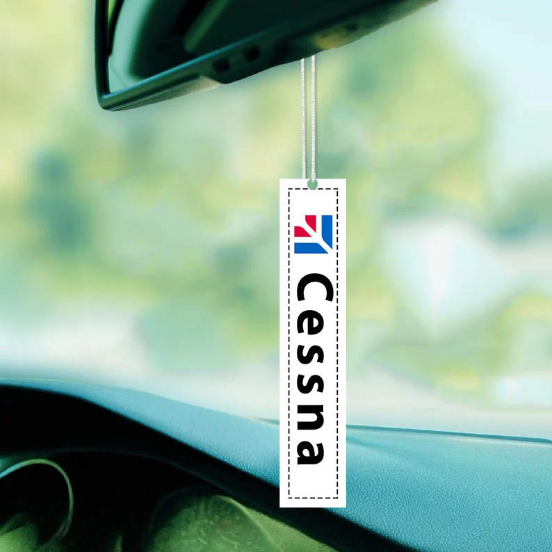 Cessna Airlines (White) Designed Car Air Fresheners