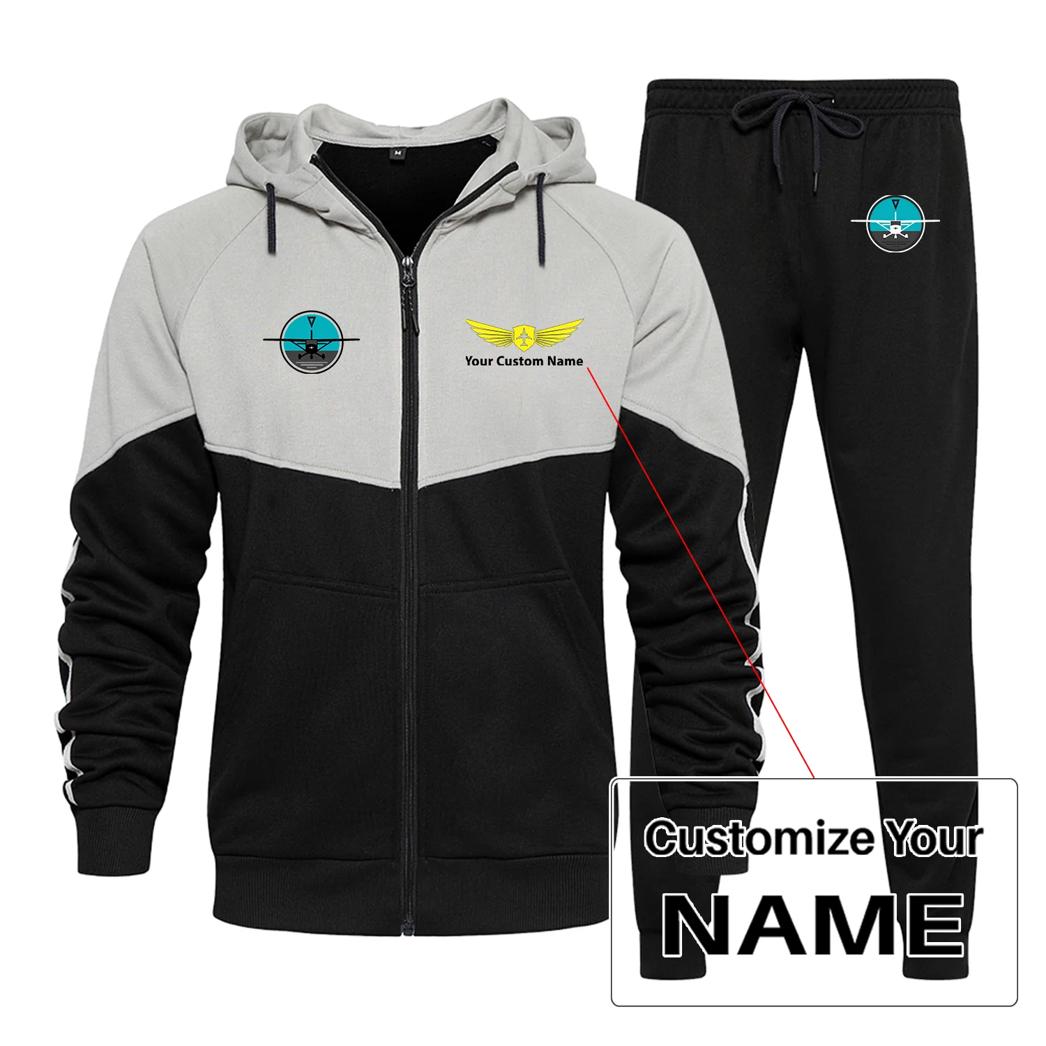 Cessna & Gyro Designed Colourful Z. Hoodies & Sweatpants - Image 2