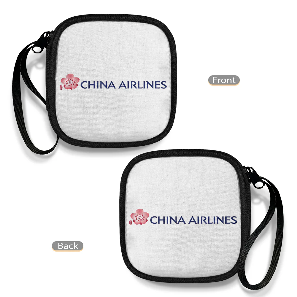 China Airlines Designed Portable Headphone Bag - Image 4