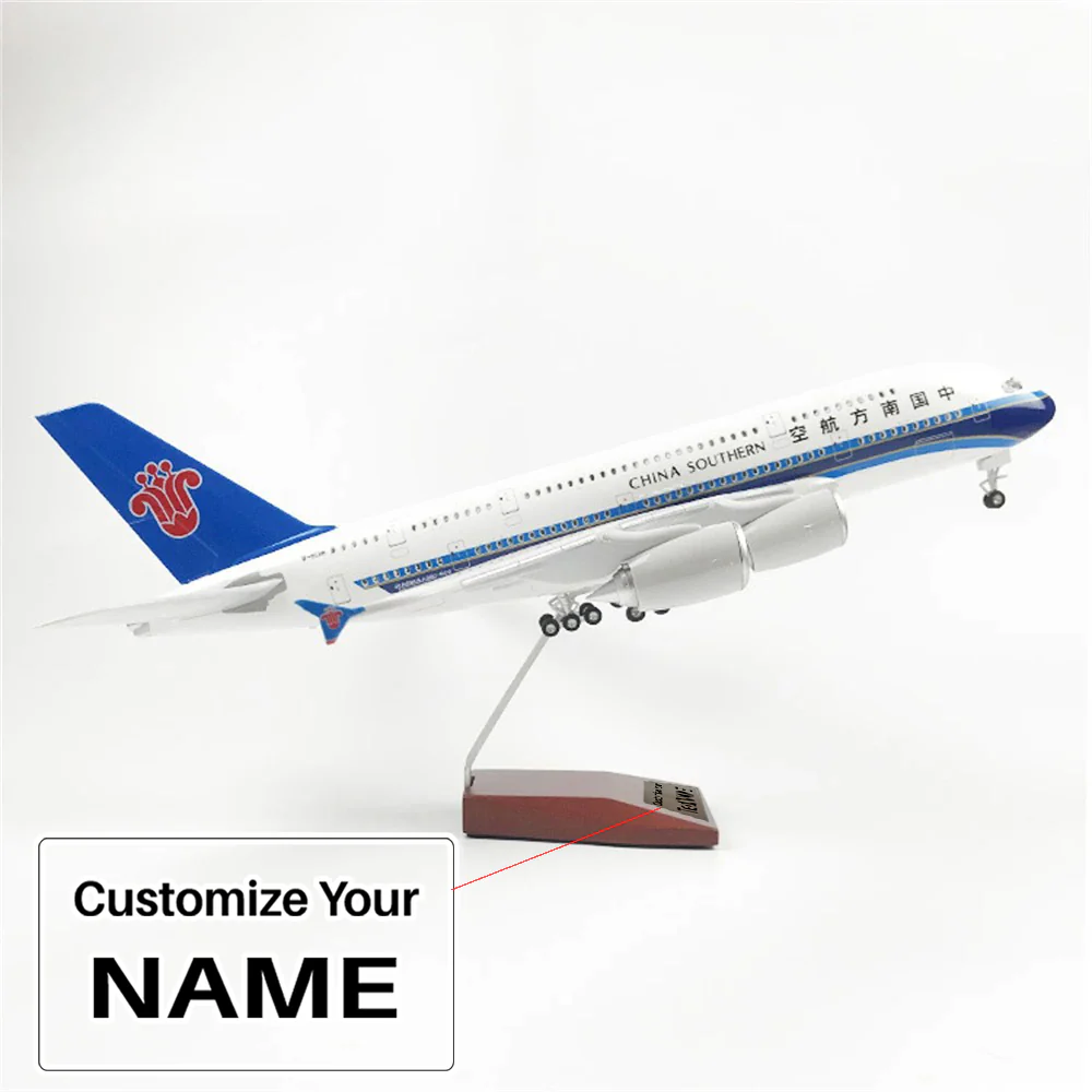 China Southern Airline Airbus A380 Airplane Model (1/142 Scale)
