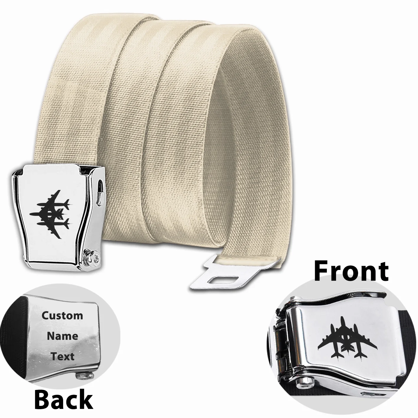 Colourful 3 Airplanes Designed Fashion Airplane Seat Belts - Image 6