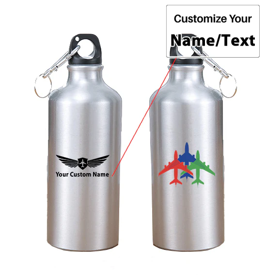Colourful 3 Airplanes Designed Thermoses