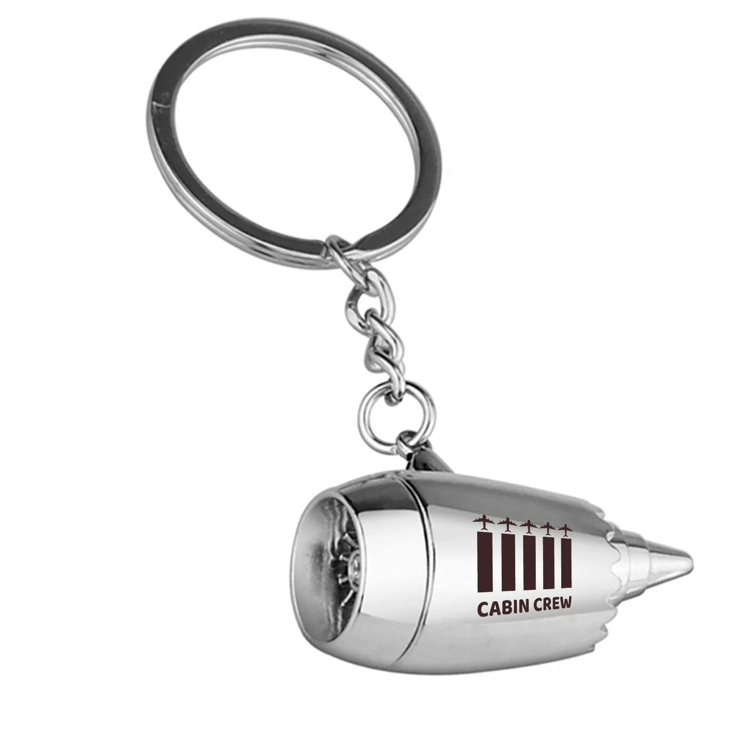 Colourful Cabin Crew Jet Engine Turbine Key Chains - Image 2