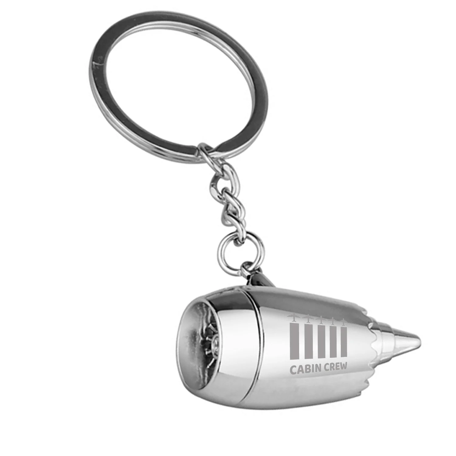Colourful Cabin Crew Jet Engine Turbine Key Chains - Image 4