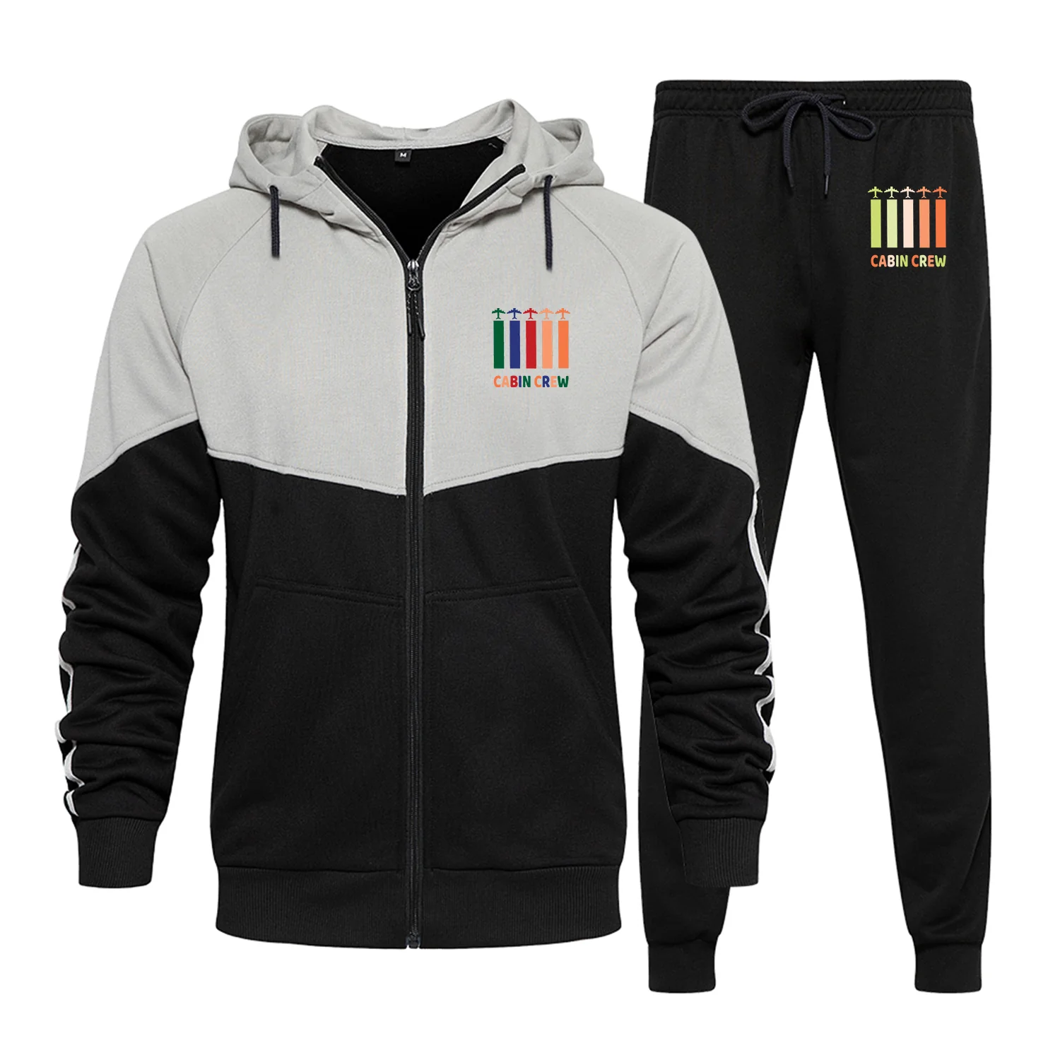 Colourful Cabin Crew Designed Colourful Z. Hoodies & Sweatpants