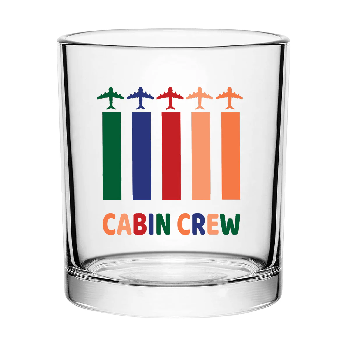 Colourful Cabin Crew Designed Special Whiskey Glasses - Image 2