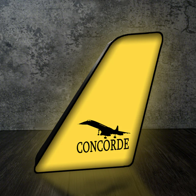 Concorde Designed Led Aircraft Tail & 3D Lamp - Image 3