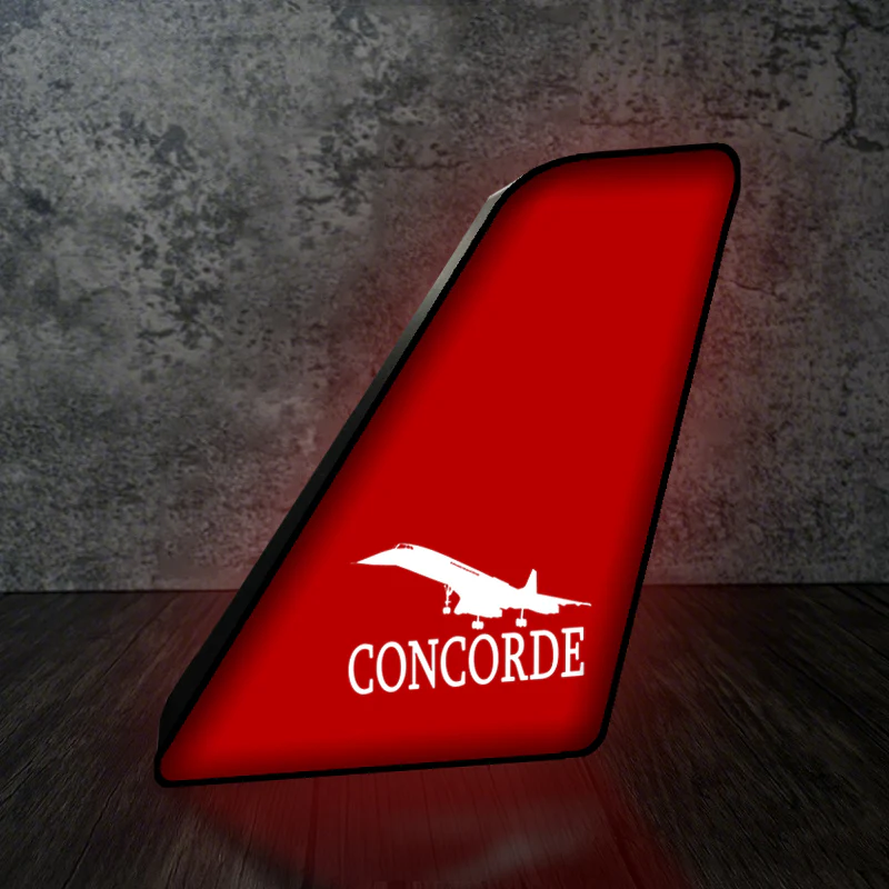Concorde Designed Led Aircraft Tail & 3D Lamp - Image 4