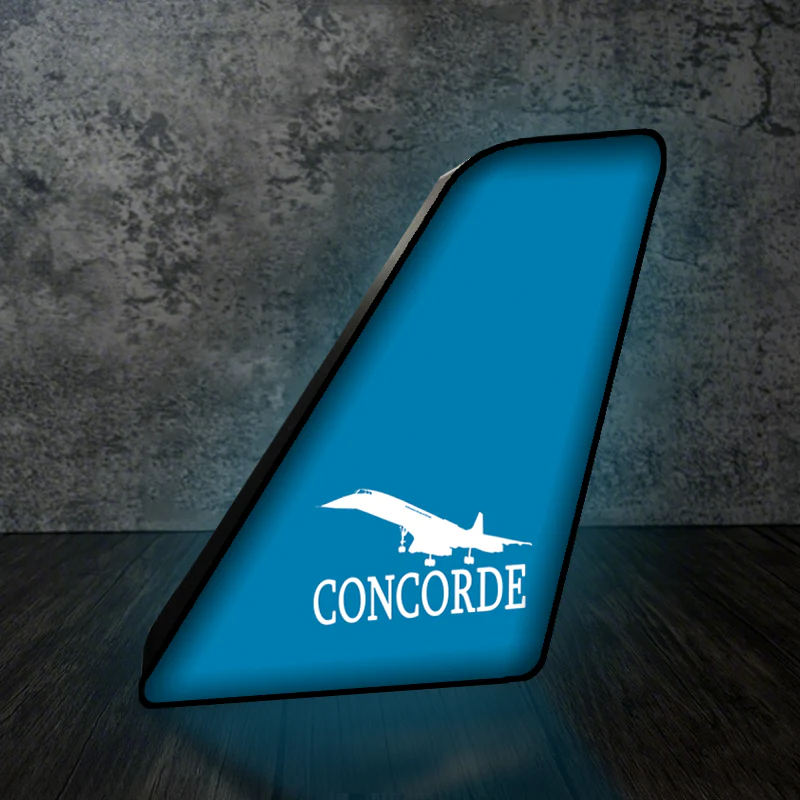 Concorde Designed Led Aircraft Tail & 3D Lamp - Image 6