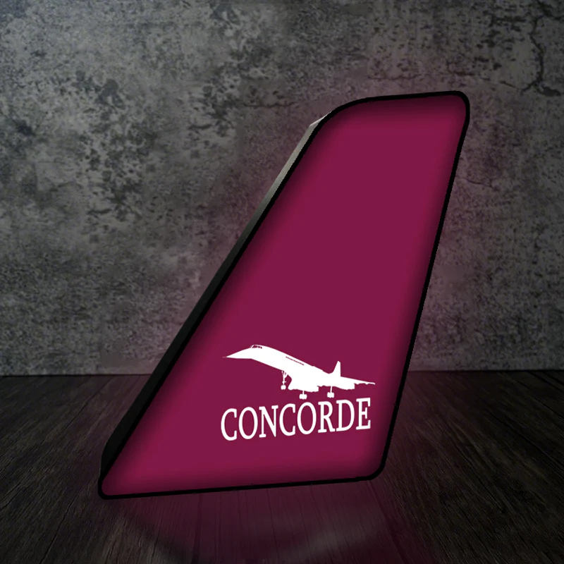 Concorde Designed Led Aircraft Tail & 3D Lamp - Image 9
