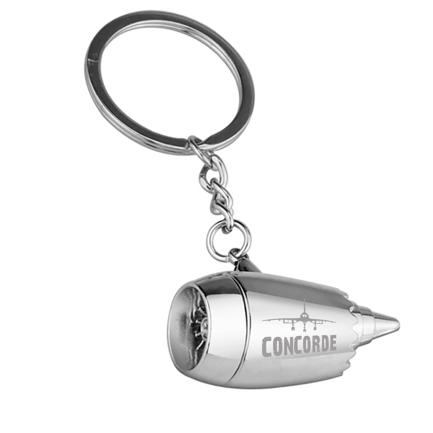 Concorde & Plane Jet Engine Turbine Key Chains - Image 4