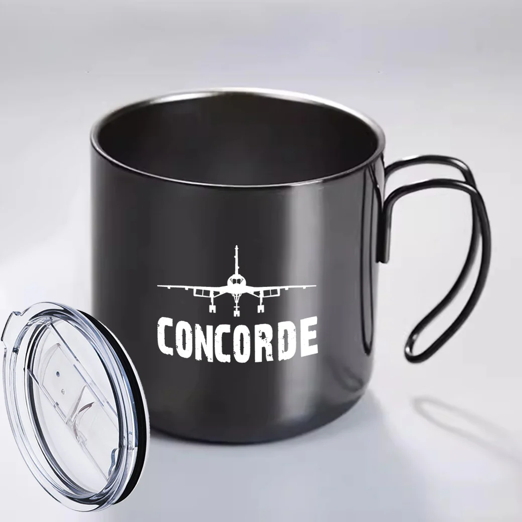 Concorde & Plane Designed Stainless Steel Portable Mugs - Image 4