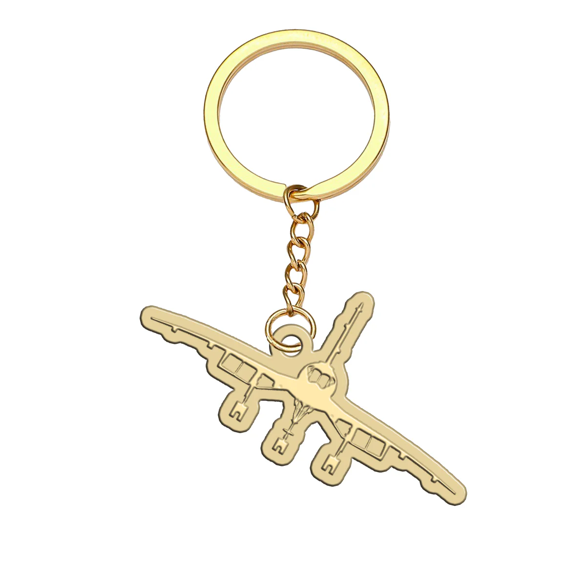 Concorde Silhouette Designed Hollow Key Chains