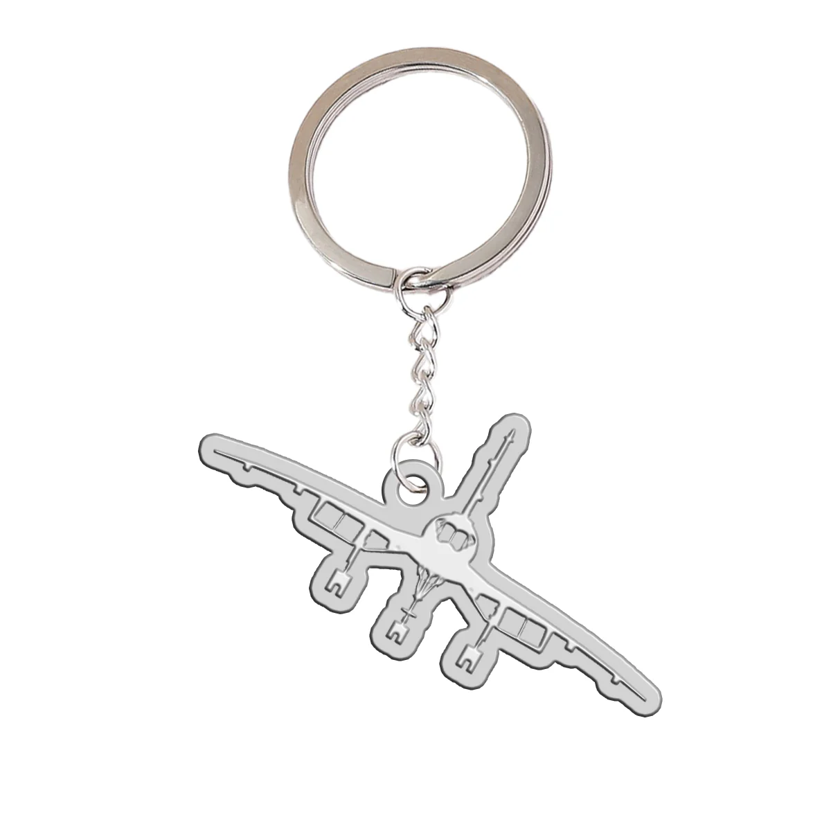 Concorde Silhouette Designed Hollow Key Chains - Image 2
