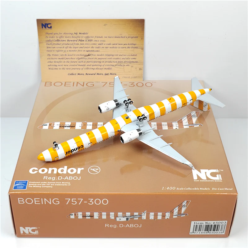 Condor Airlines Boeing B757-300 D-ABOJ Airplane Model (1:400 Scale) - Image 10