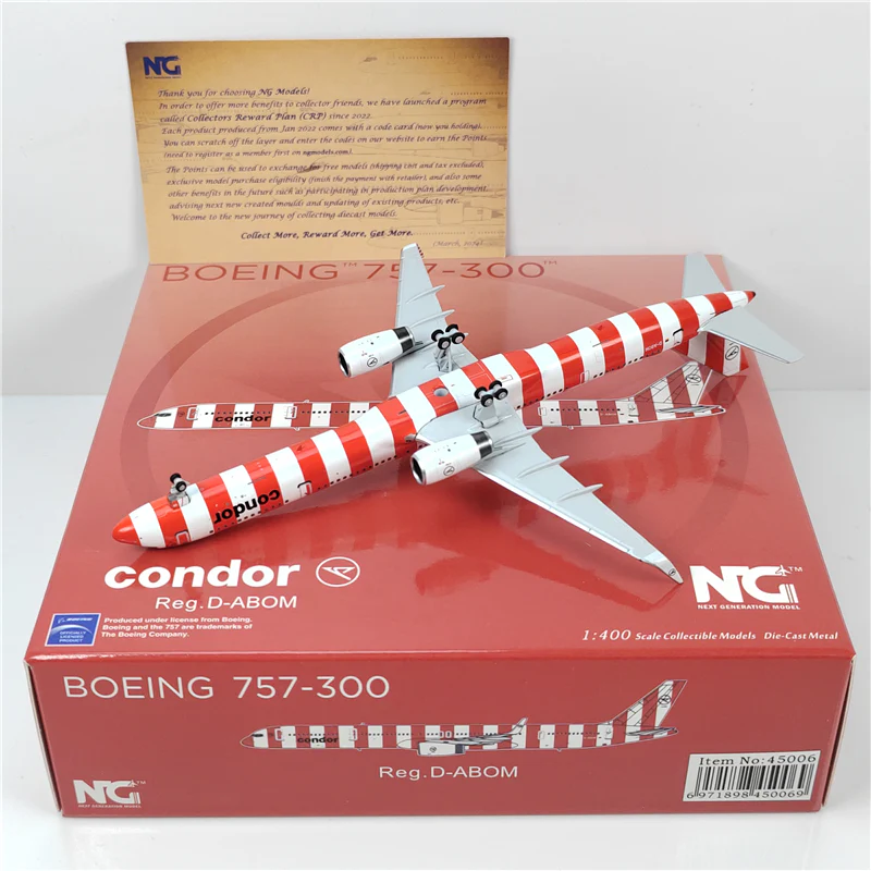 Condor Airlines Boeing B757-300 D-ABOM Airplane Model (1:400 Scale) - Image 10