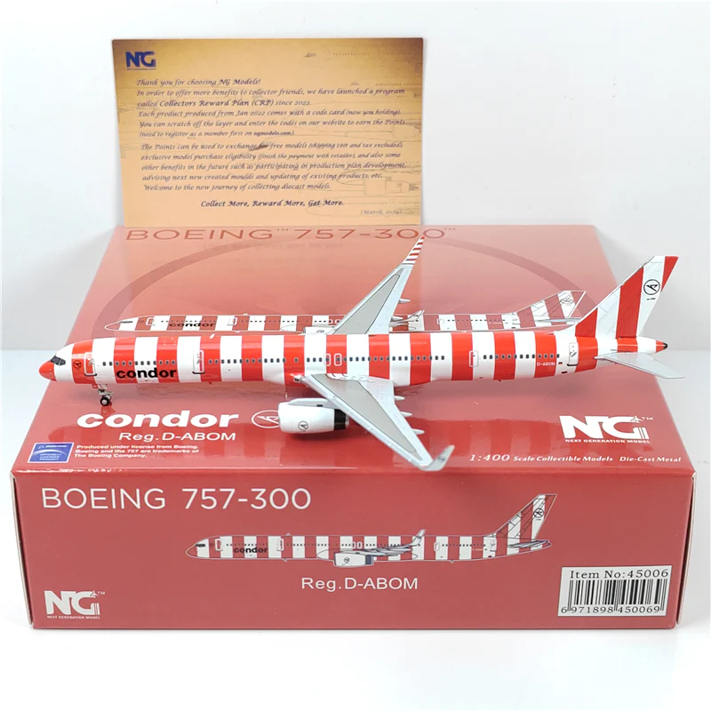 Condor Airlines Boeing B757-300 D-ABOM Airplane Model (1:400 Scale) - Image 4