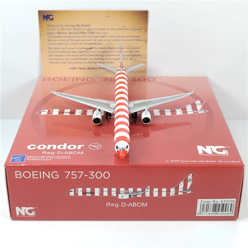 Condor Airlines Boeing B757-300 D-ABOM Airplane Model (1:400 Scale) - Image 5