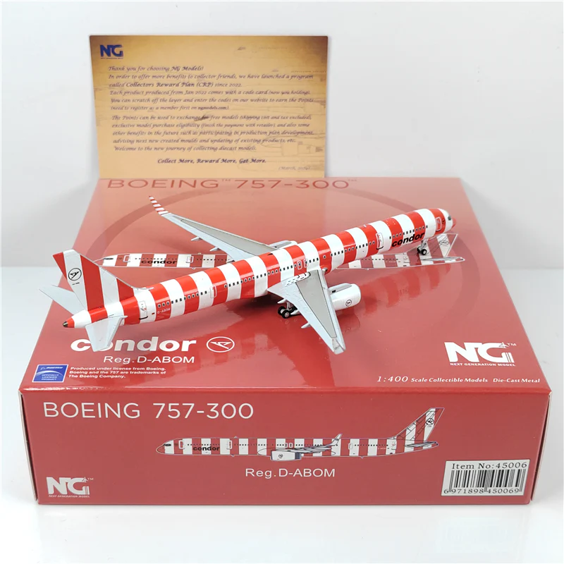 Condor Airlines Boeing B757-300 D-ABOM Airplane Model (1:400 Scale) - Image 8