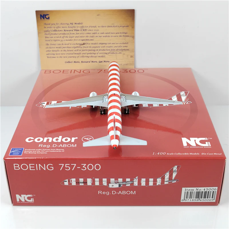 Condor Airlines Boeing B757-300 D-ABOM Airplane Model (1:400 Scale) - Image 9