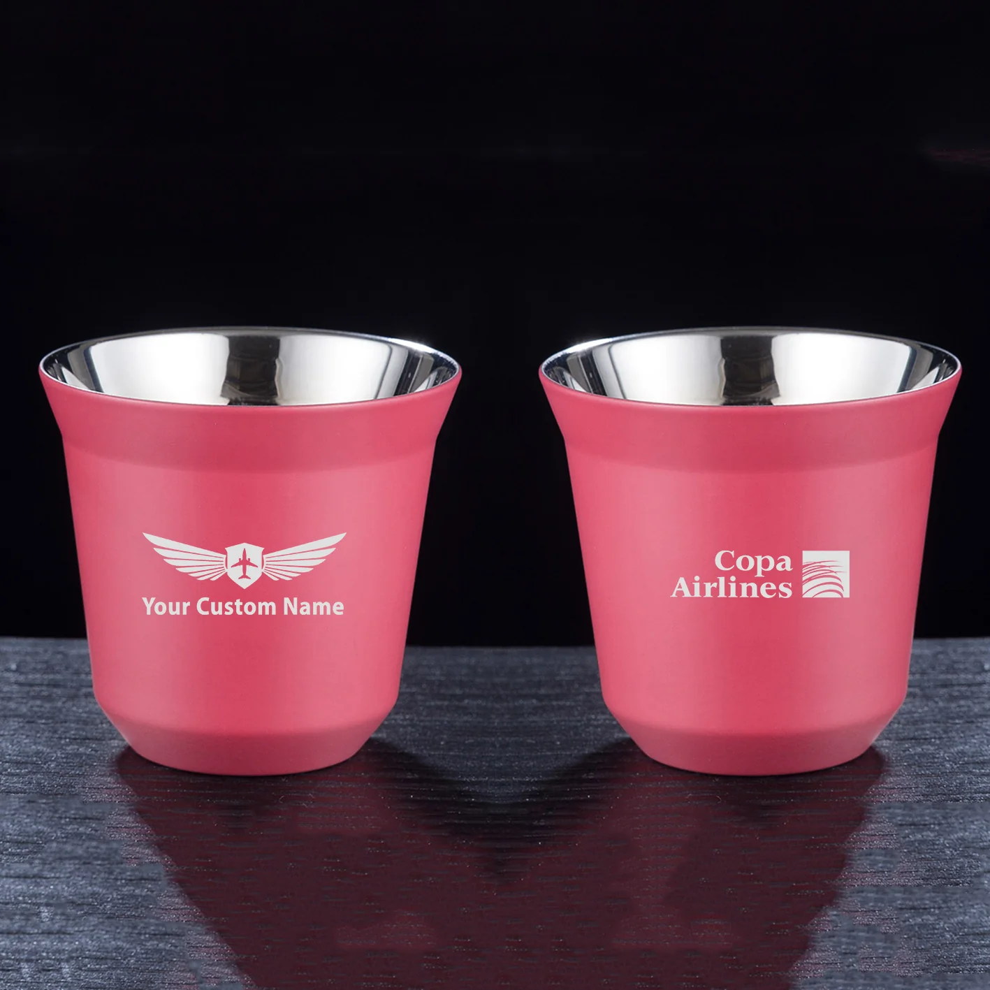 Copa Airlines Designed Double Wall Stainless Steel Coffee Mugs - Image 11