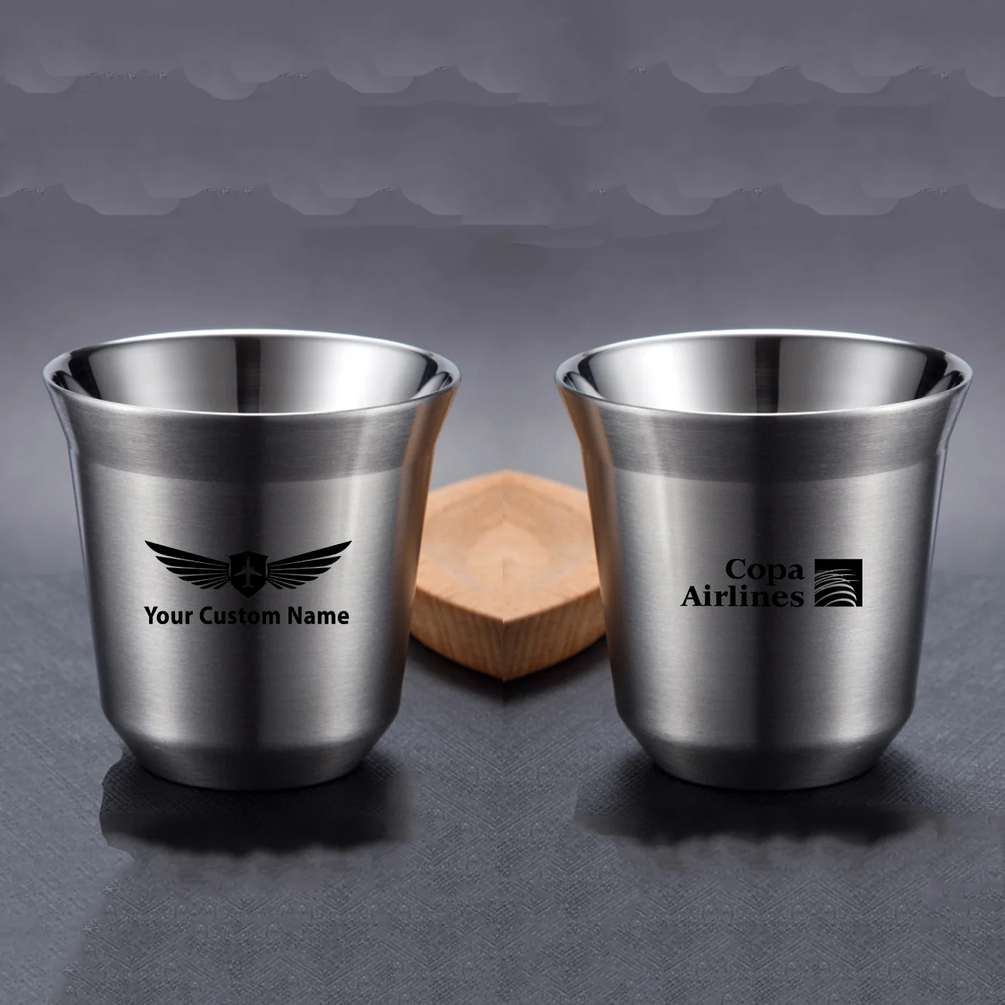 Copa Airlines Designed Double Wall Stainless Steel Coffee Mugs - Image 15