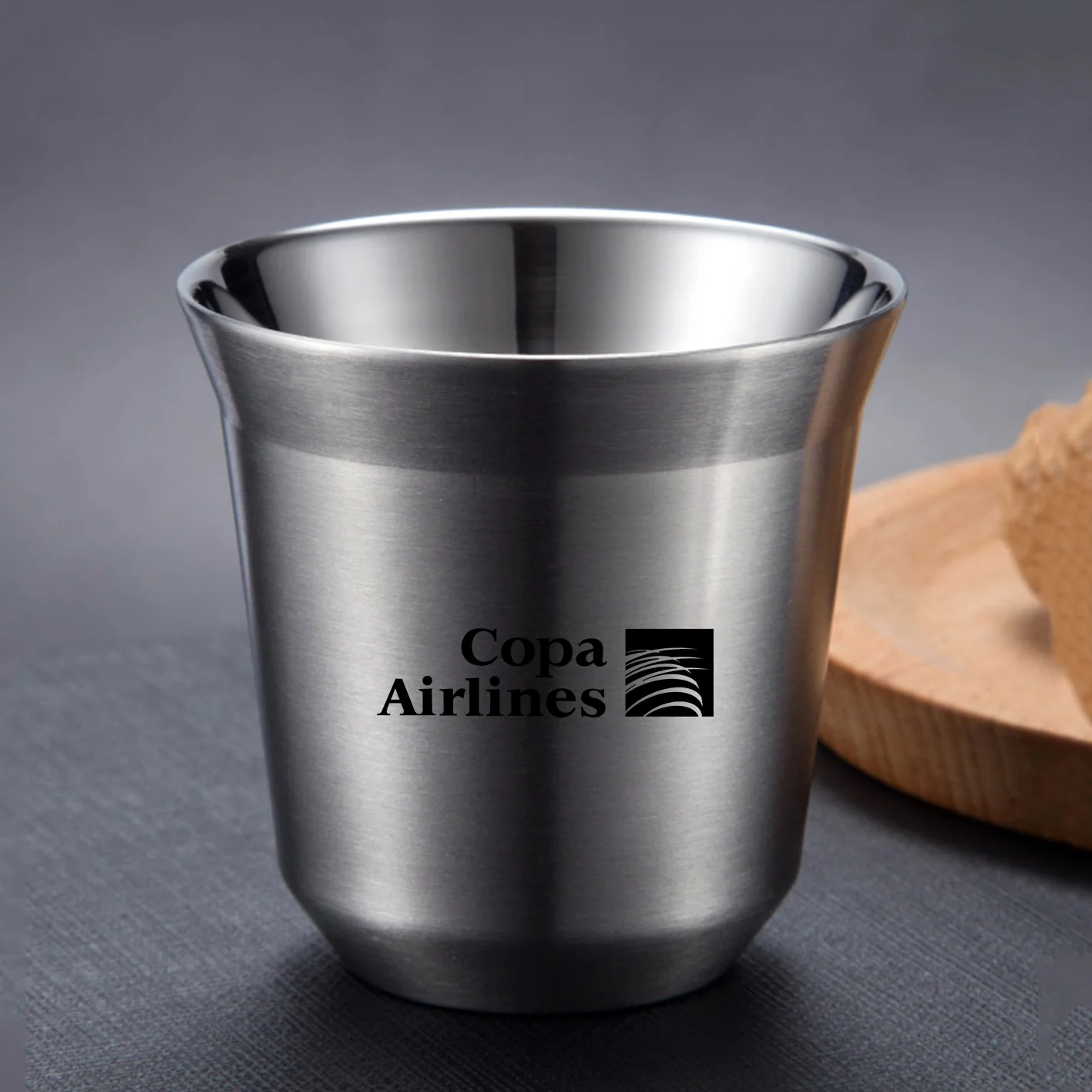 Copa Airlines Designed Double Wall Stainless Steel Coffee Mugs - Image 16