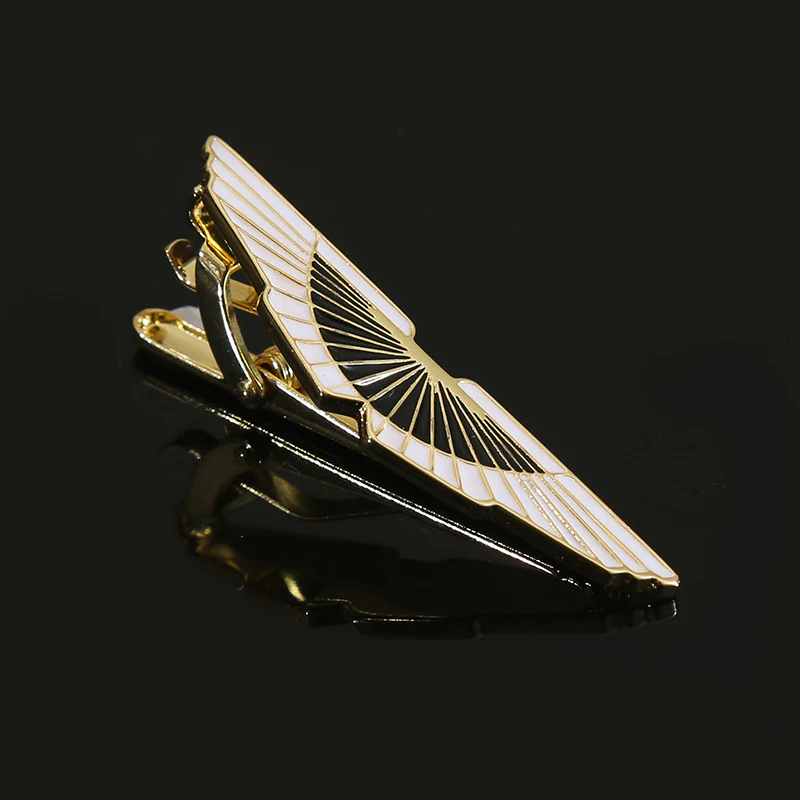 Copper Fan Shaped Tie Clip