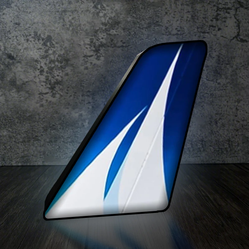 Corsair Airlines Designed Led Aircraft Tail & 3D Lamp