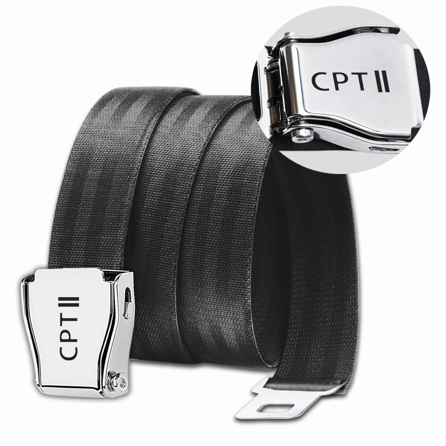 CPT & 2 Lines Designed Fashion Airplane Seat Belts - Image 4