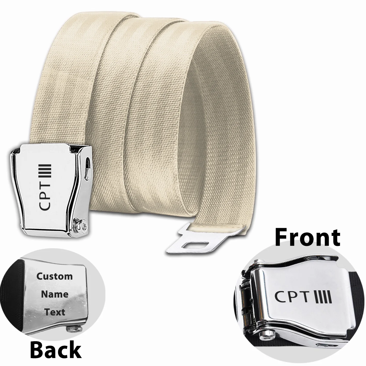 CPT & 4 Lines Designed Fashion Airplane Seat Belts - Image 6