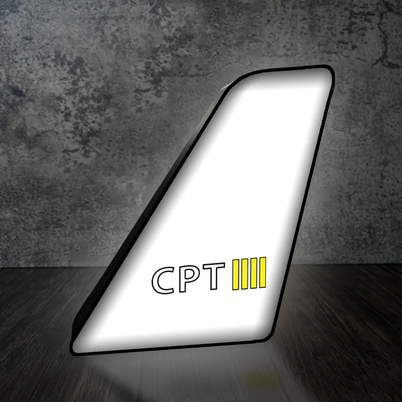 CPT & 4 Lines Designed Led Aircraft Tail & 3D Lamp - Image 2